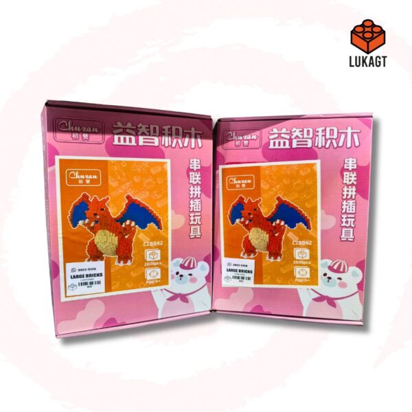 (8950) MEGA BLOCKS - CHARIZARD (2800 PCS)
