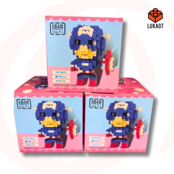 (8880) MINI BLOCKS - CAP. AMERICA (586 PCS)
