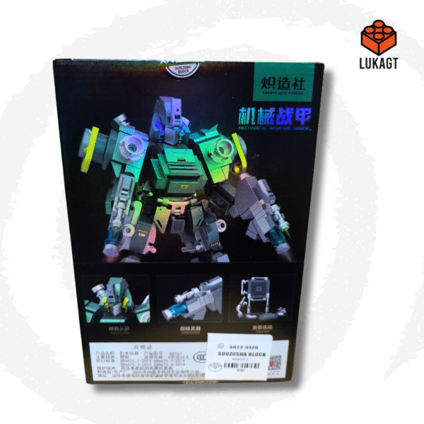 (9167) FIGURAS DE ACCIÓN - SOUZOSHA ROBOT 3 (456 PCS) - Image 2