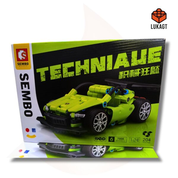 (9046) VEHICULOS BLOCKS - SEMBO CARRO 7008 (204 PCS)