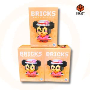 (8824) MINI BLOCKS - MINNIE MOUSE (185 PCS)