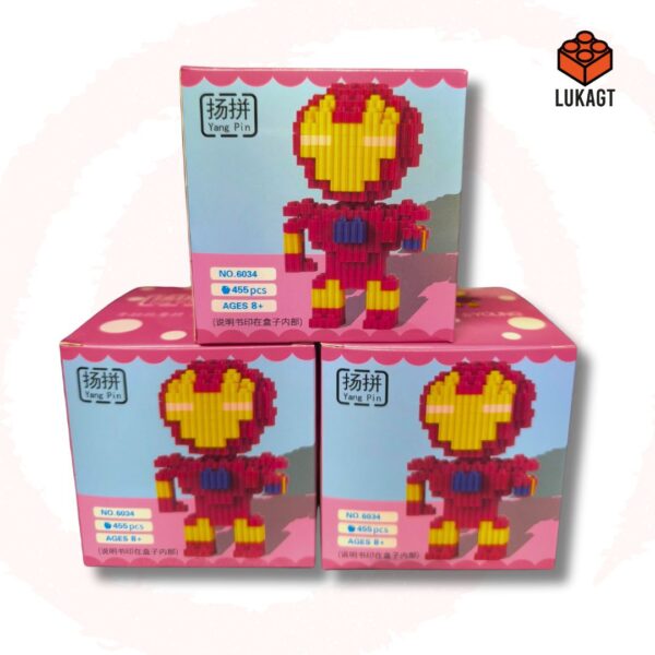 (8901) MINI BLOCKS - IRON MAN (455 PCS)