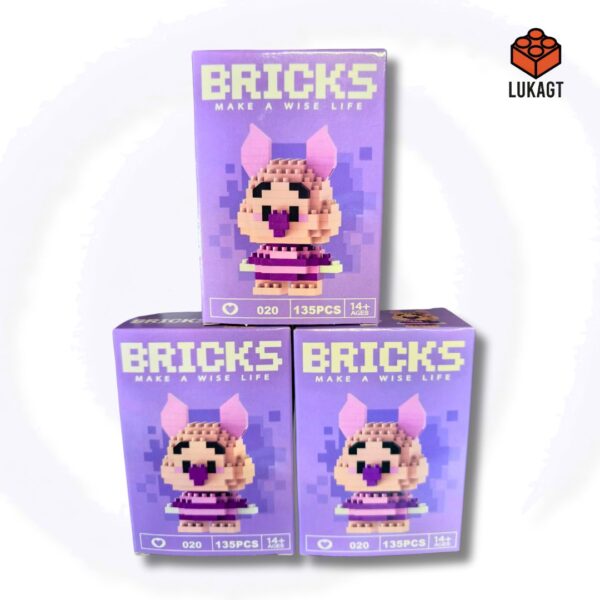 (8808) MINI BLOCKS - PIGLET (135 PCS)
