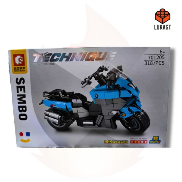 (9016) VEHICULOS BLOCKS - SEMBO MOTO 701205 (318 PCS)