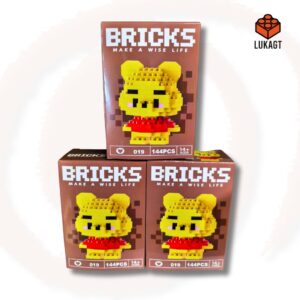(8807) MINI BLOCKS - WINNIE POOH (144 PCS)