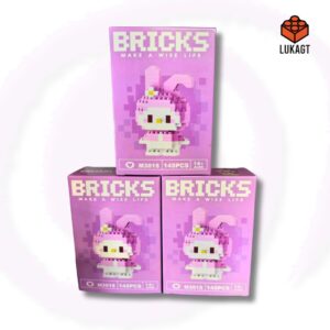 (8801) MINI BLOCKS - MY MELODY LILA (145 PCS)