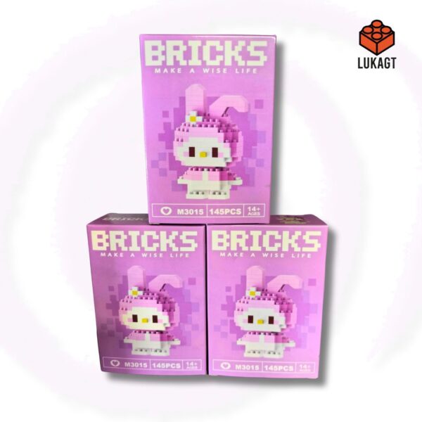 (8801) MINI BLOCKS - MY MELODY LILA (145 PCS)