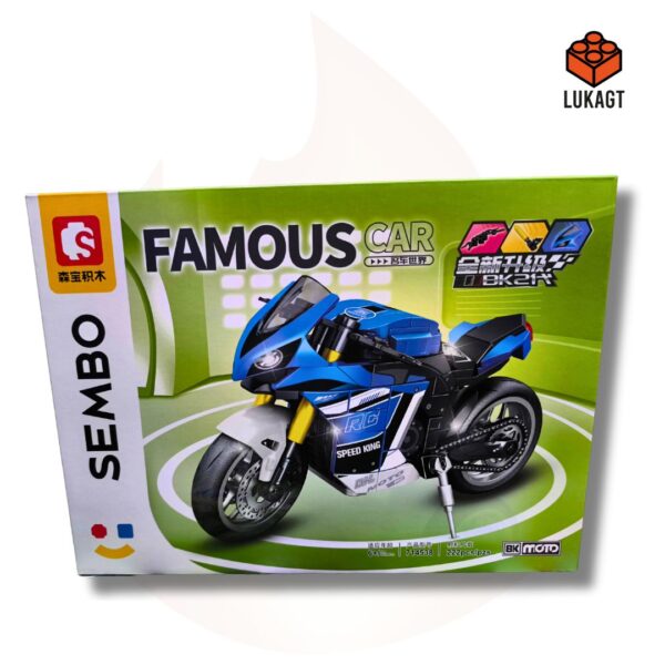 (9011) VEHICULOS BLOCKS - SEMBO MOTO 714538 (222 PCS)