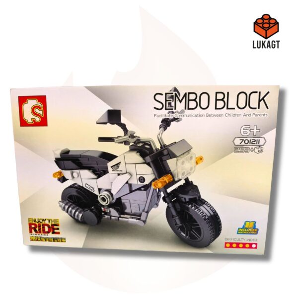 (9039) VEHICULOS BLOCKS - SEMBO MOTO 701211 (253 PCS)