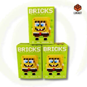 (8853) MINI BLOCKS - BOB ESPONJA (166 PCS)