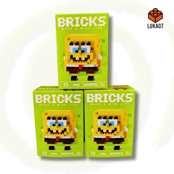 (8853) MINI BLOCKS - BOB ESPONJA (166 PCS)