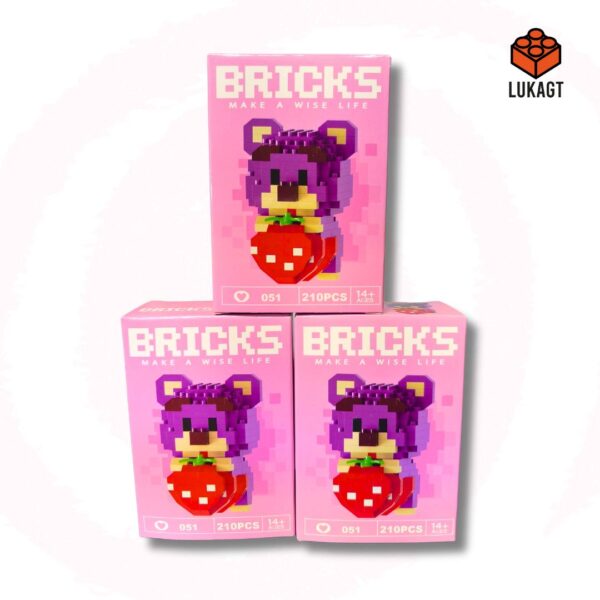 (8846) MINI BLOCKS - LOTSO FRESA (210 PCS)