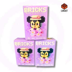 (8848) MINI BLOCKS - MINNIE MOUSE MARIPOSA (241 PCS)