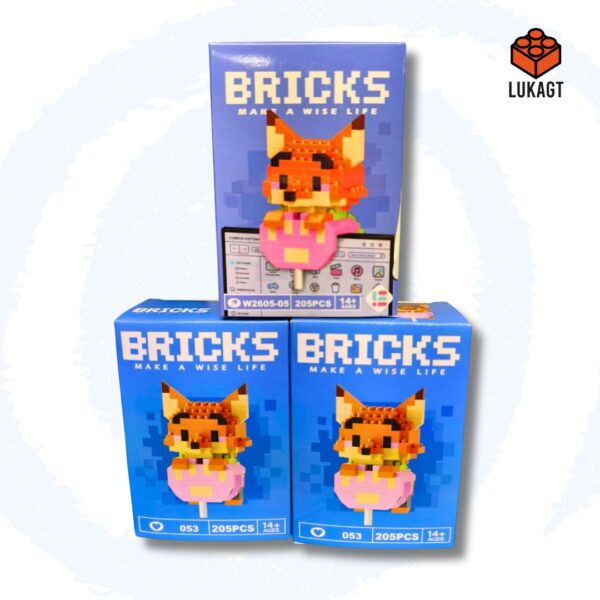 (8842) MINI BLOCKS - NICK WILDE PALETA (205 PCS)