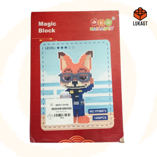 (8928) MID BLOCKS - NICK POLICIA (1456 PCS)